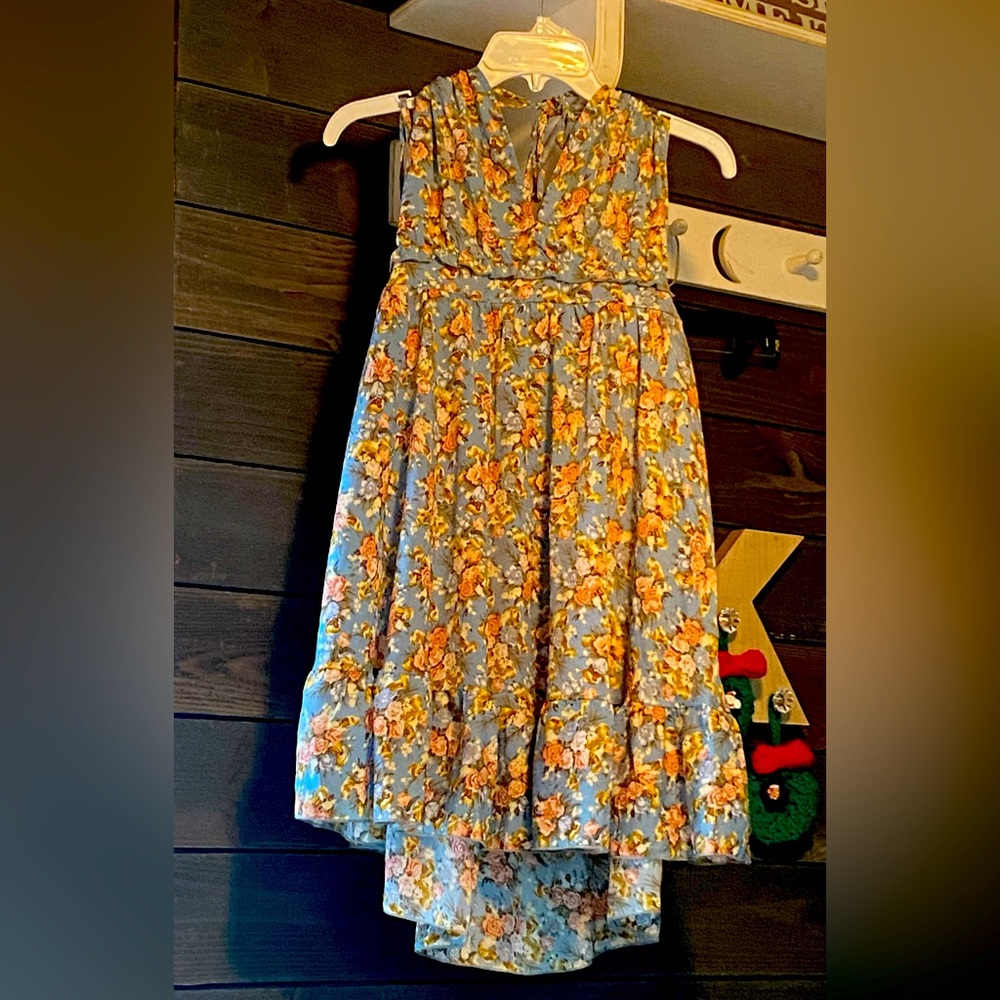 Floral Design Delilah Wear Collection Tie Up Summer dress
